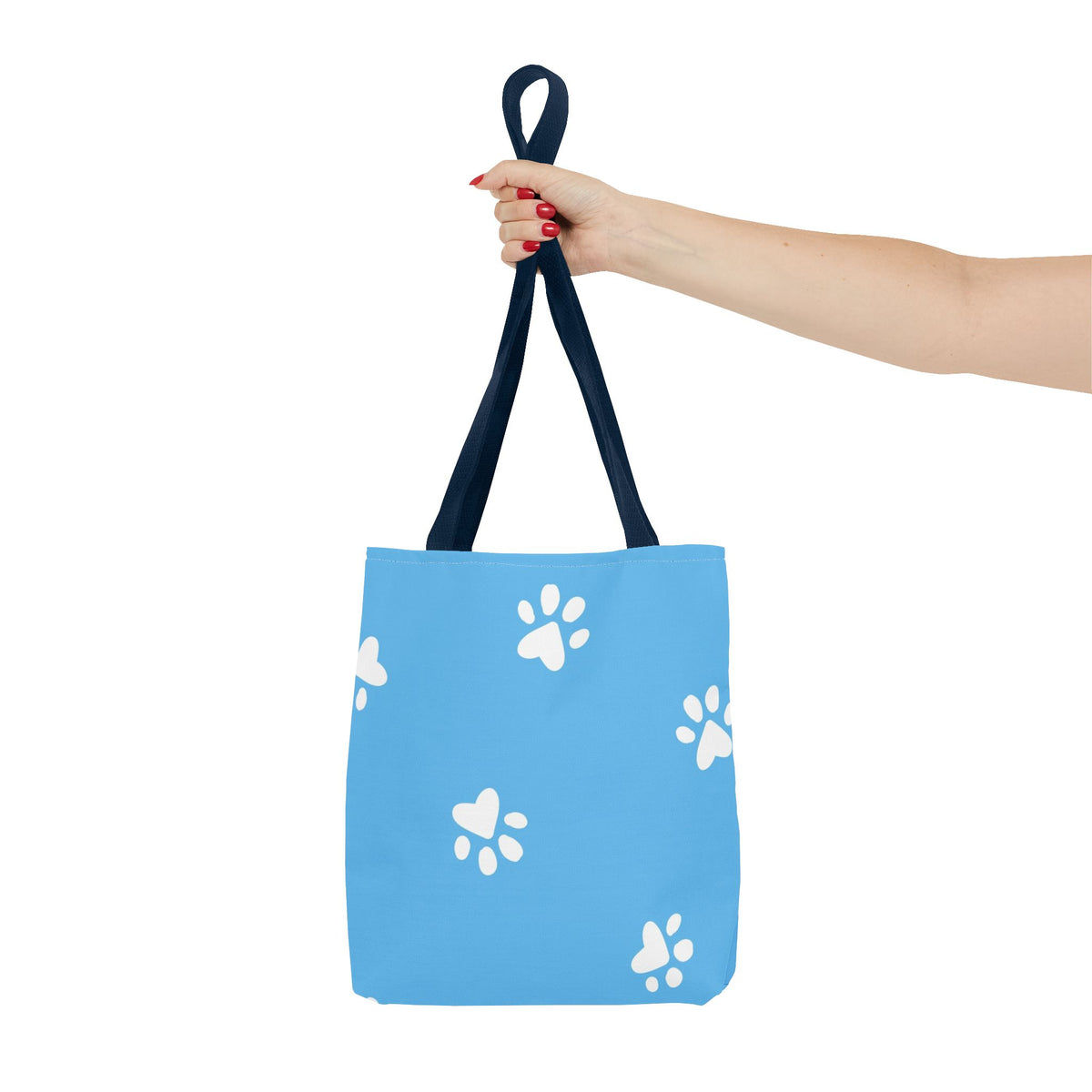 Dog Lovers Tote Bag — "Best Friends" Cute Paw Print Pet Tote