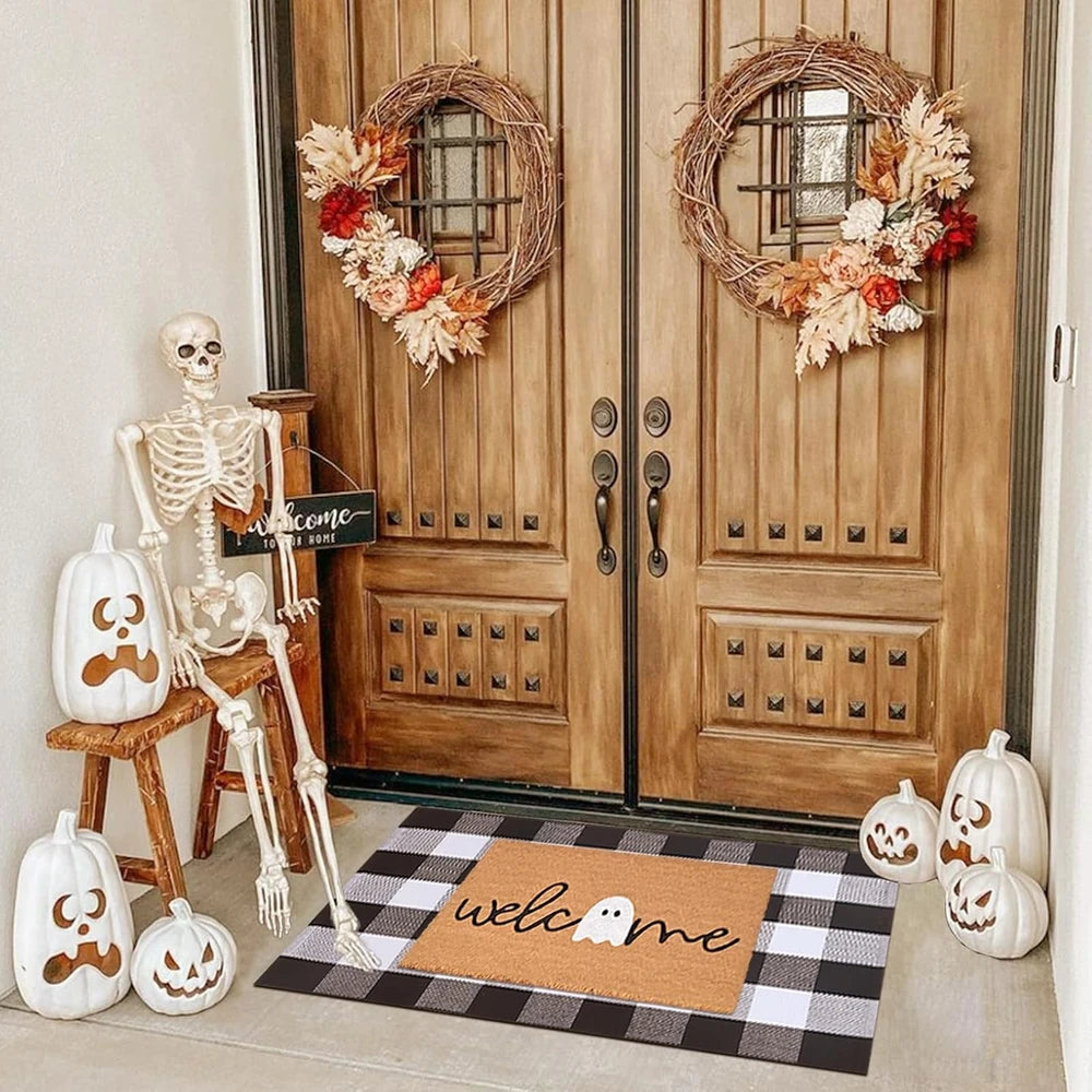 Halloween Welcome Doormat Combo Set