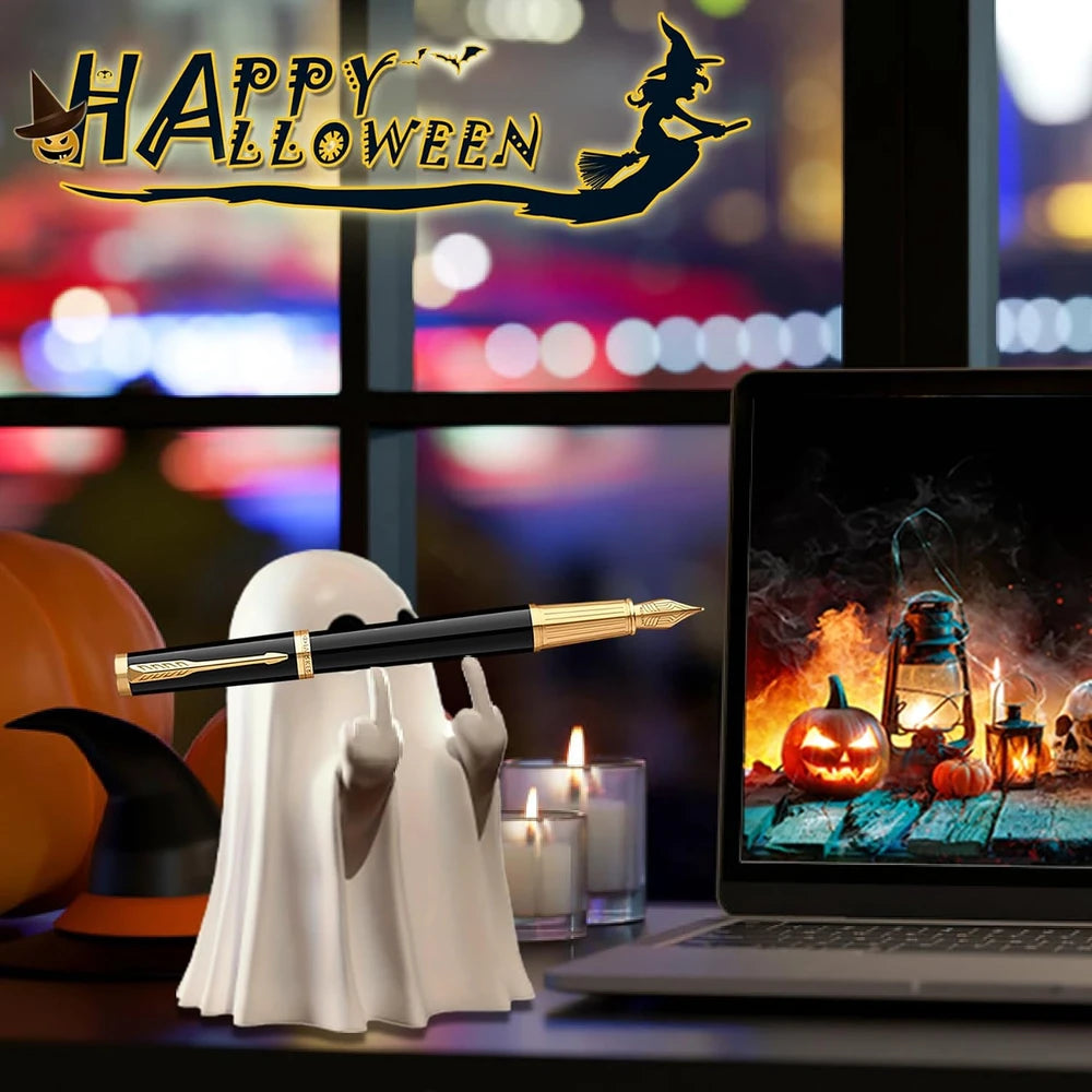 Ceramic Halloween Ghost Figurine