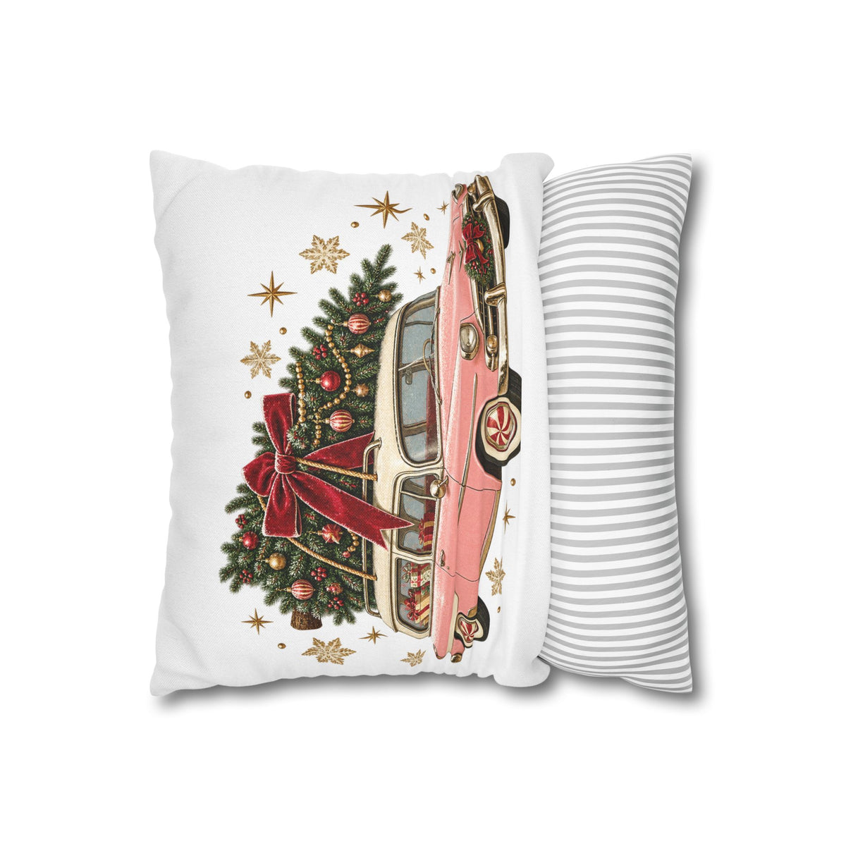Spun Polyester Square Pillowcase