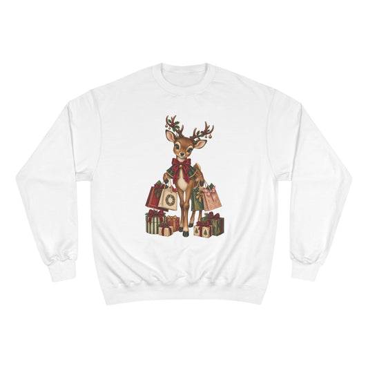 Christmas Reindeer with Gifts Sweatshirt