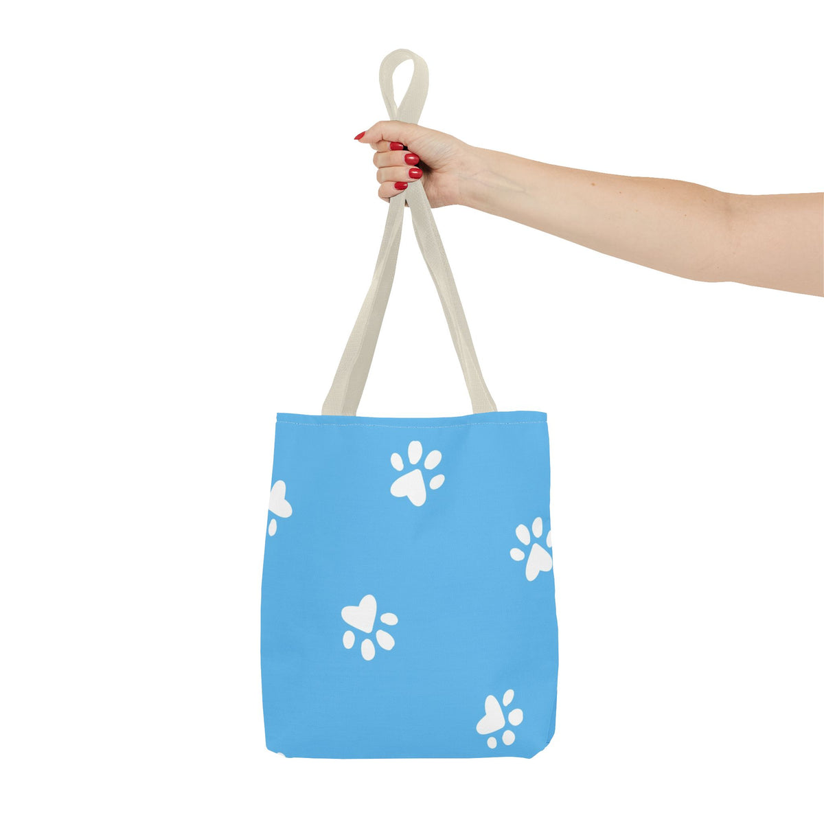 Dog Lovers Tote Bag — "Best Friends" Cute Paw Print Pet Tote