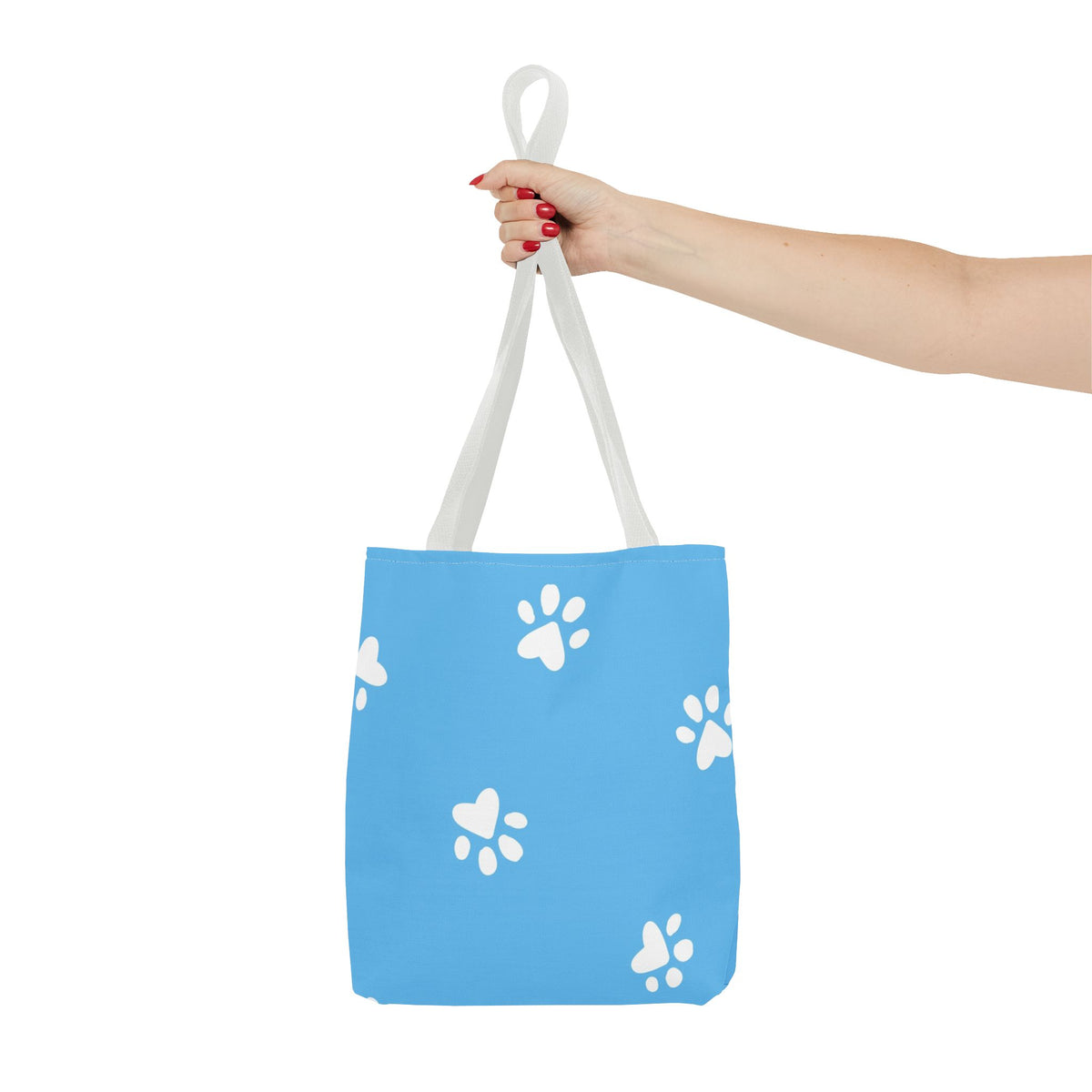 Dog Lovers Tote Bag — "Best Friends" Cute Paw Print Pet Tote