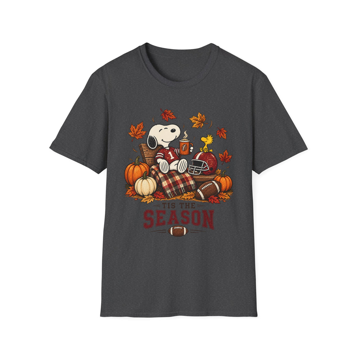 Snoopy 'Tis The Season Football Fall T-Shirt
