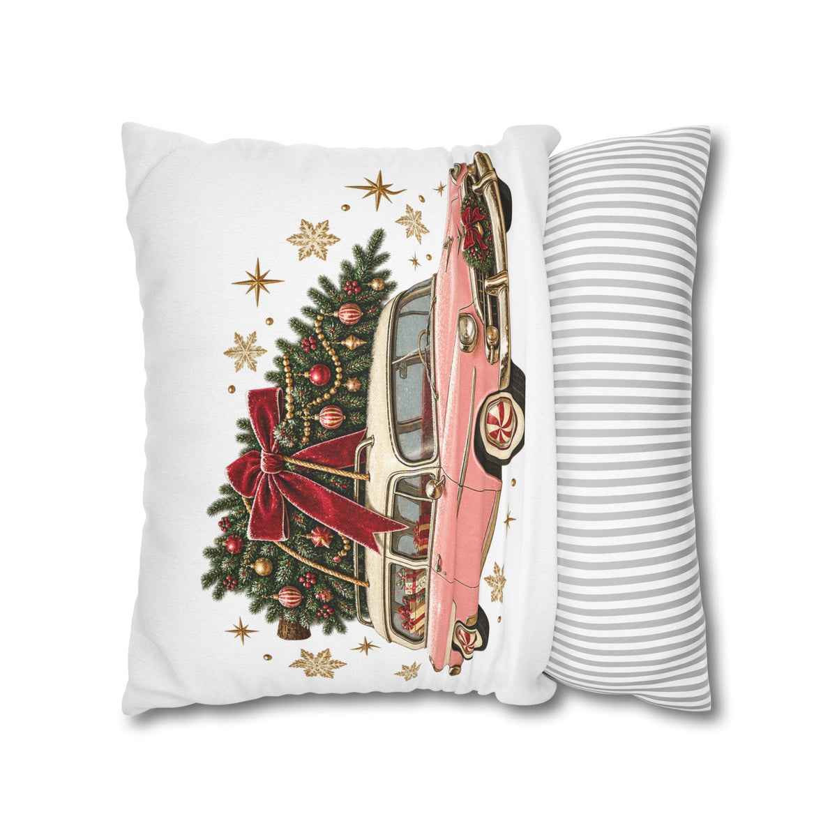 Spun Polyester Square Pillowcase