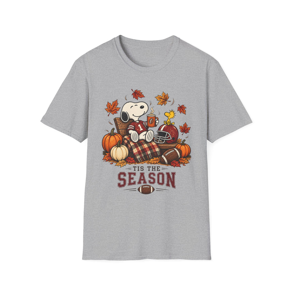 Snoopy 'Tis The Season Football Fall T-Shirt
