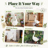 Gigalumi Resin Porch Goose Statue