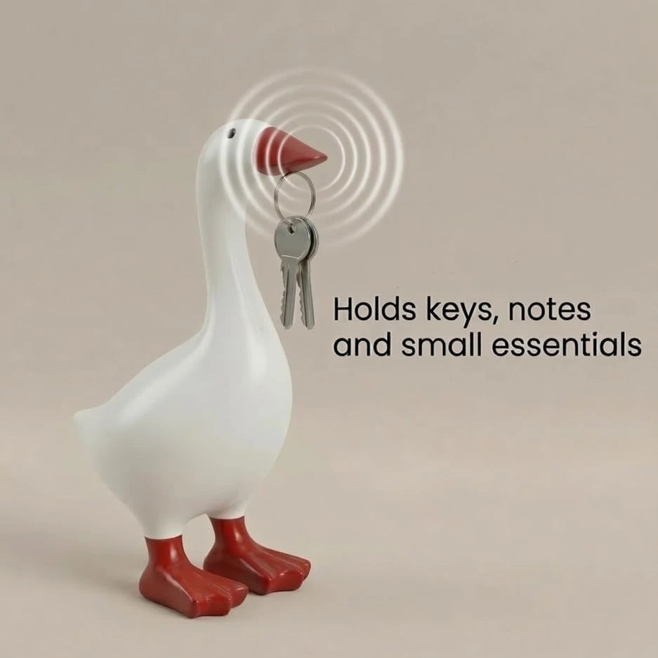 Mini Desktop Goose Statue