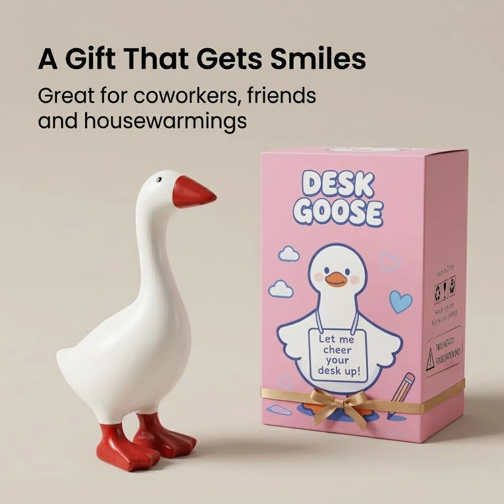 Mini Desktop Goose Statue