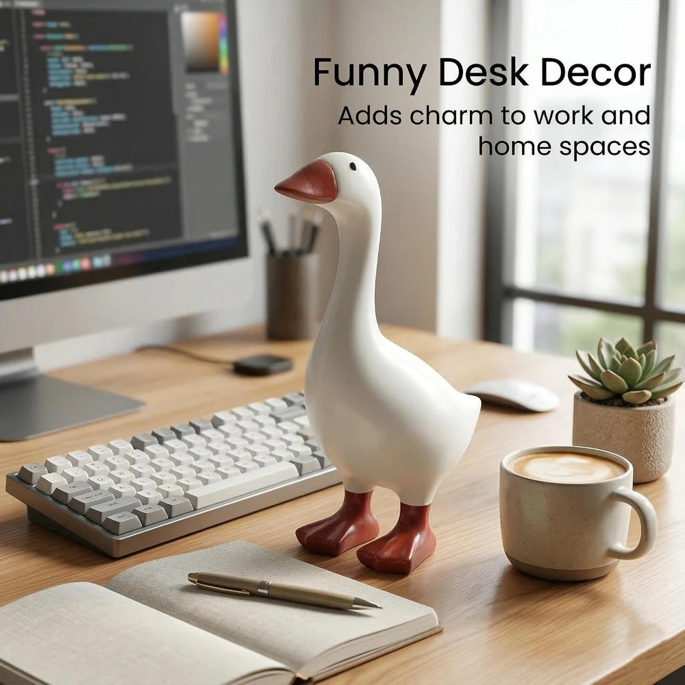 Mini Desktop Goose Statue