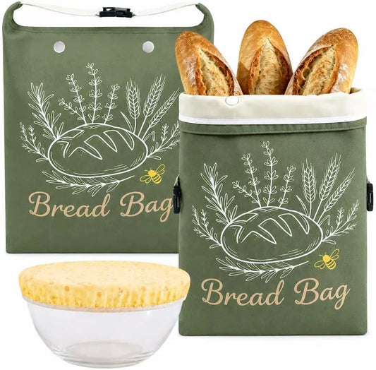 Beeswax Bread Bag Set
