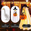 Hodola Halloween Lighted Porch Goose Outfit