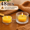 Pure Beeswax Tea Light Candles