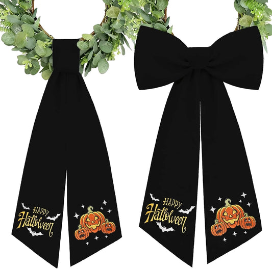 Halloween Pumpkin Wreath Sash