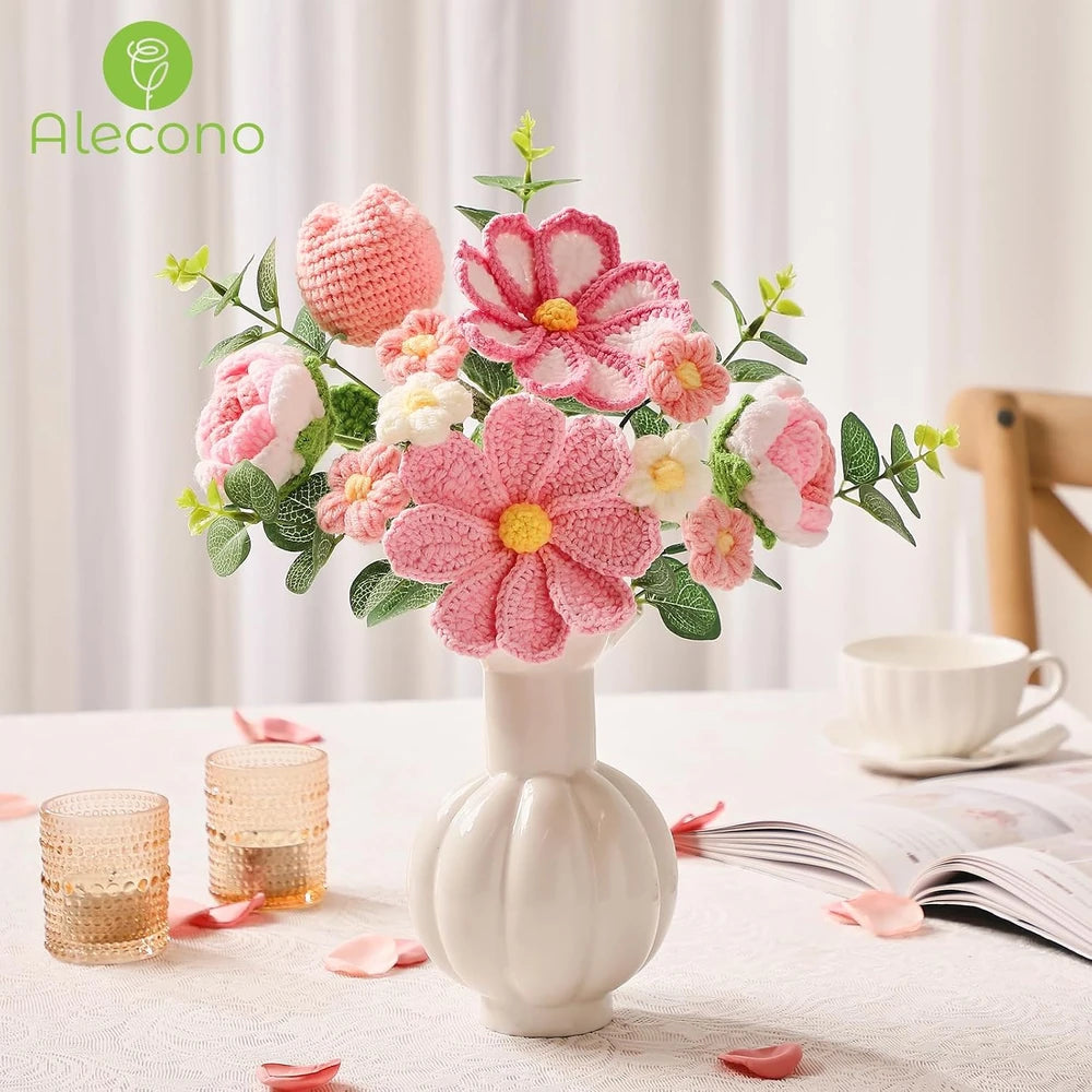 Handmade Crochet Flower Bouquet
