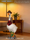 Adjustable Outdoor Porch Goose Statue