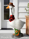 Adjustable Outdoor Porch Goose Statue