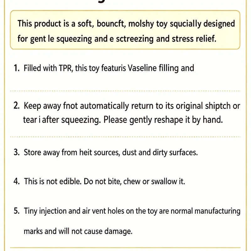 Malt Sugar Fidget Squishy Set