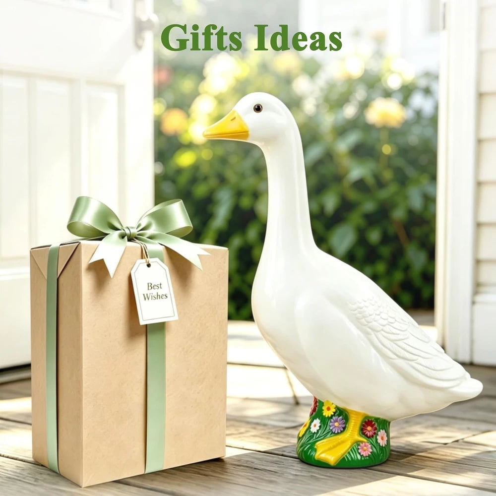 Large Wearable Porch Goose Statue