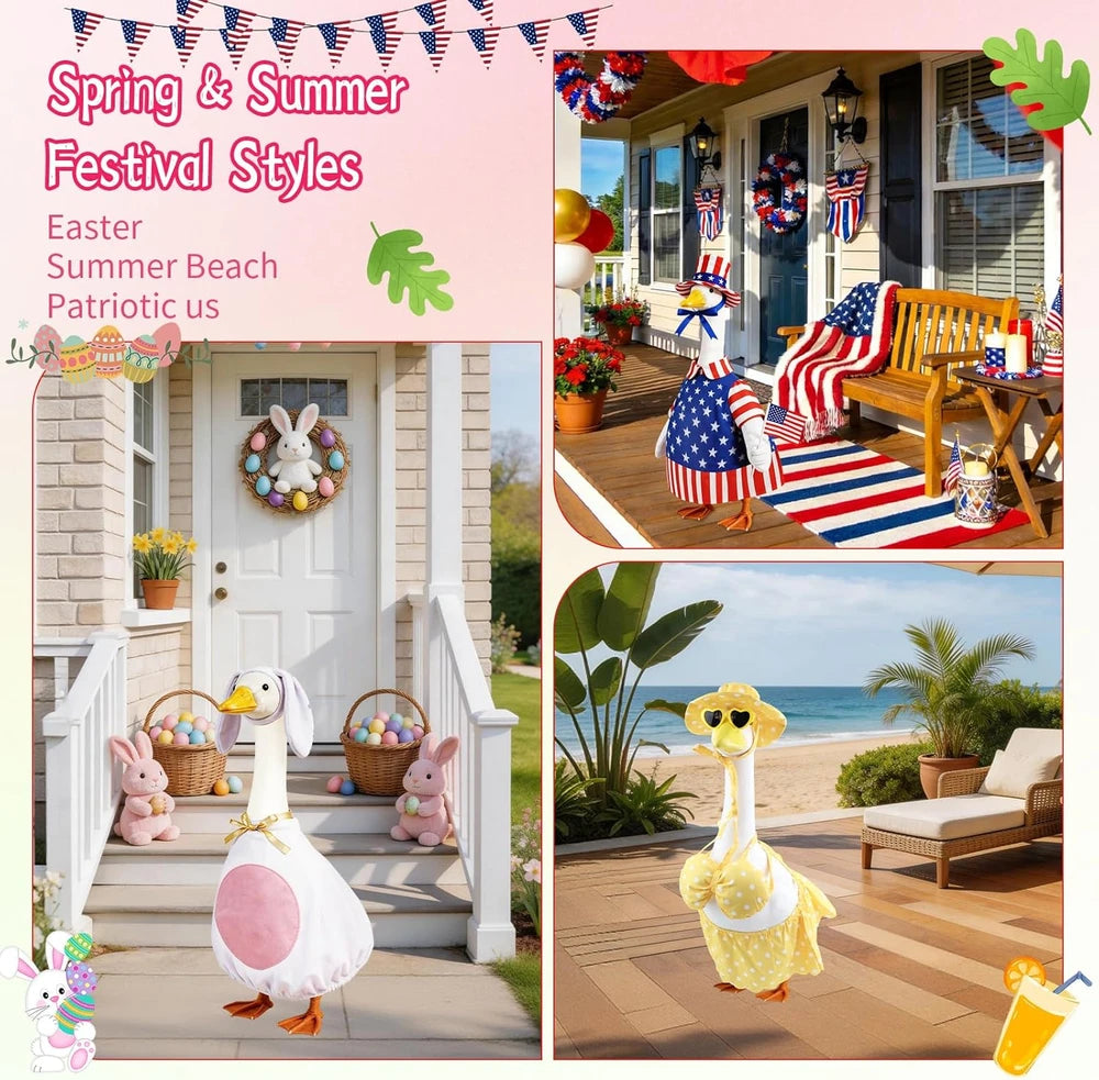 All Season Porch Goose Outfit Bundle
