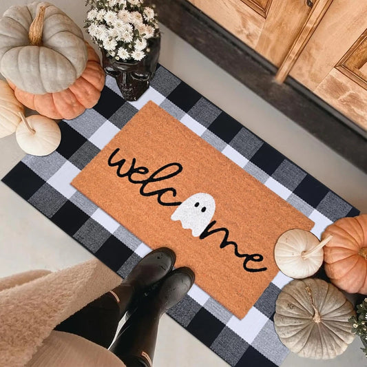 Halloween Welcome Doormat Combo Set
