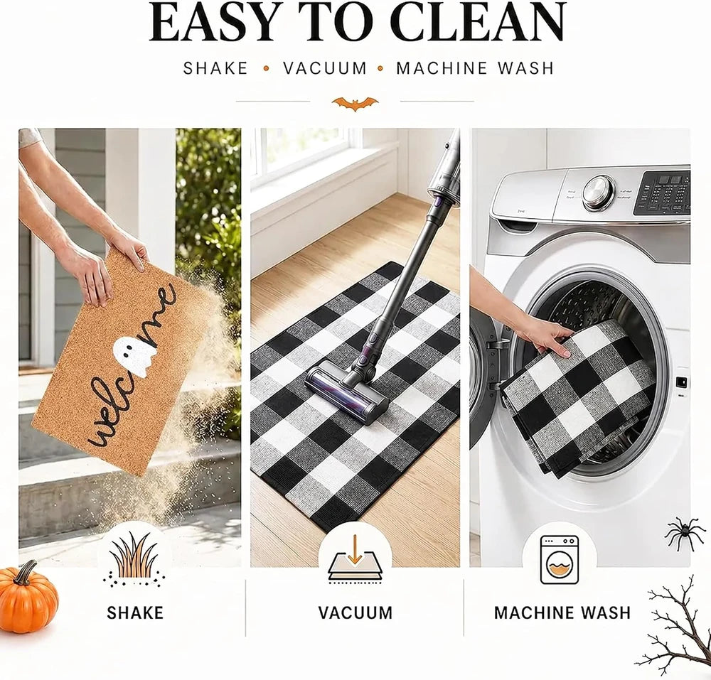 Halloween Welcome Doormat Combo Set