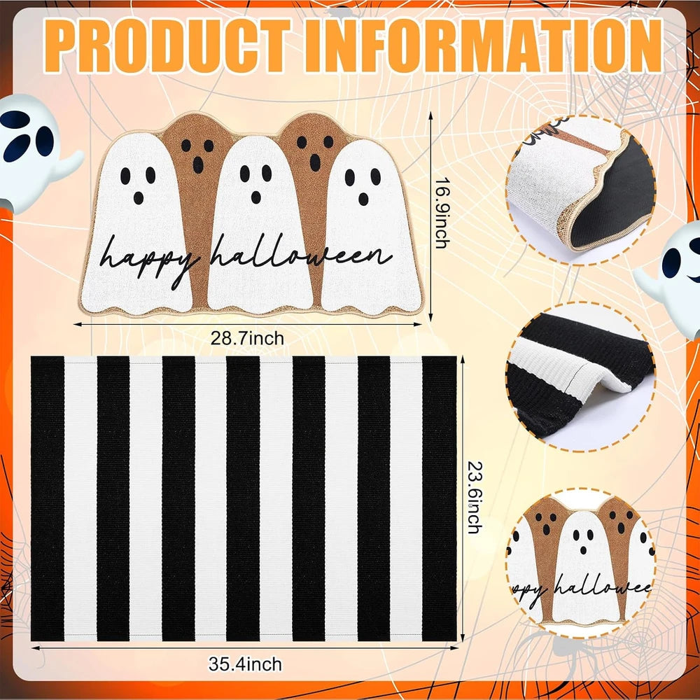 Tinideya Ghost Layered Front Door Mat