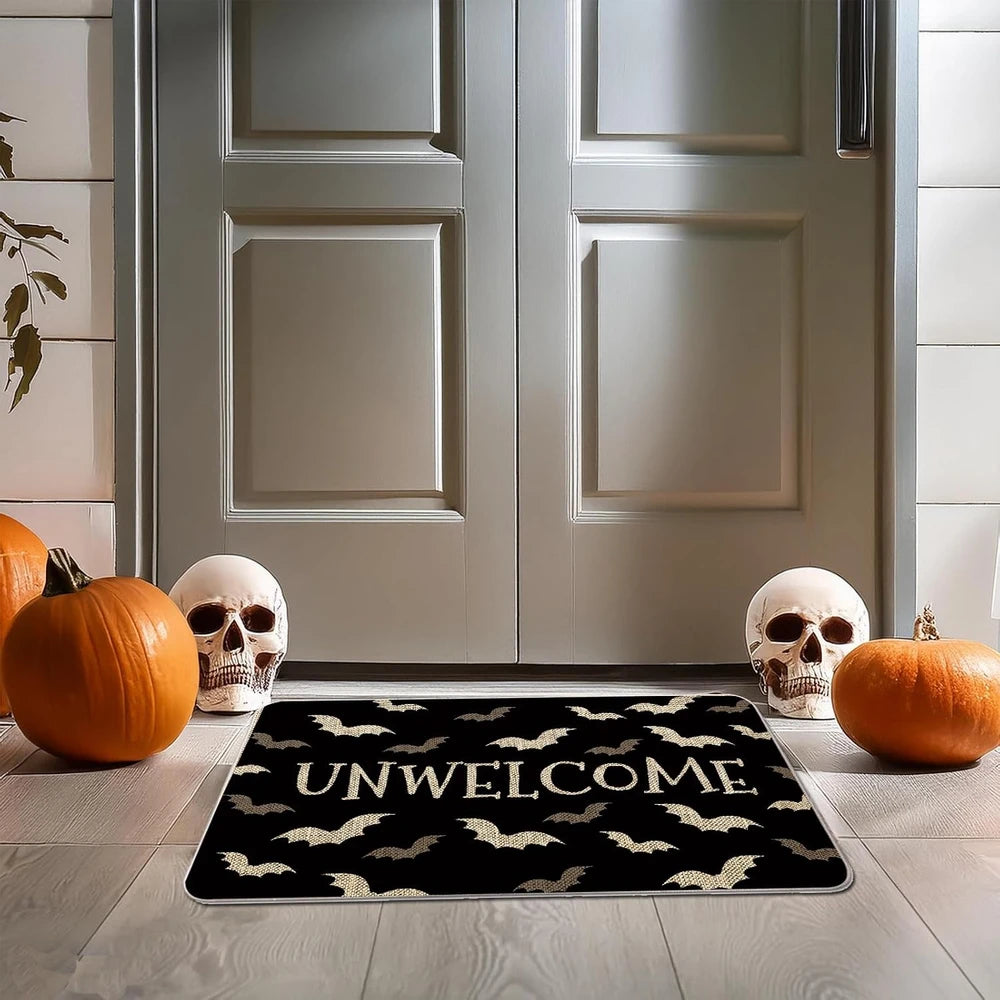 Halloween Unwelcome Door Mat