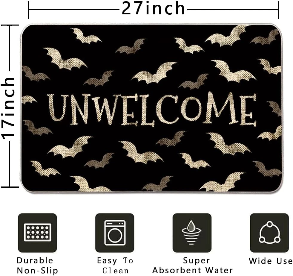 Halloween Unwelcome Door Mat