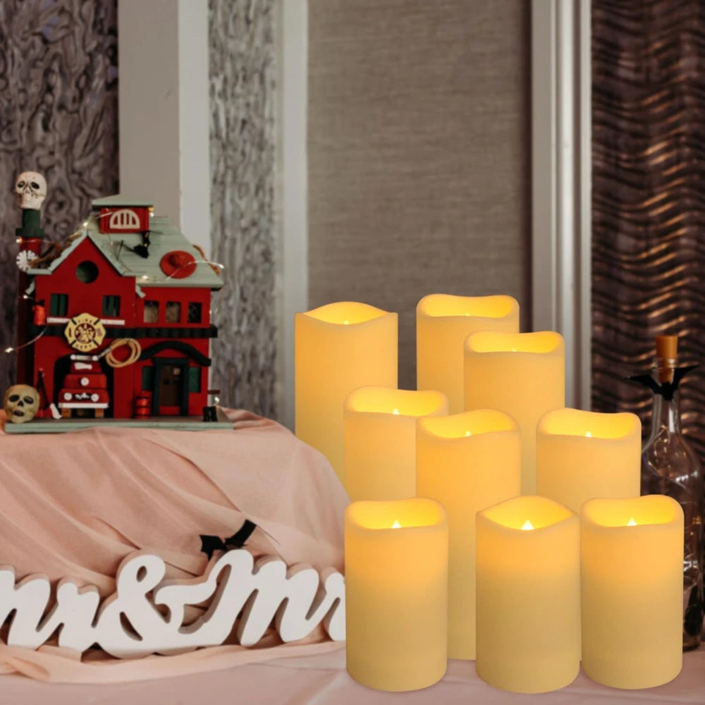 YOROXRG Outdoor Waterproof Flameless LED Candles