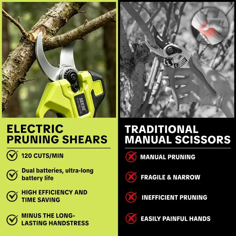 SEESE Electric Cordless Pruning Shears