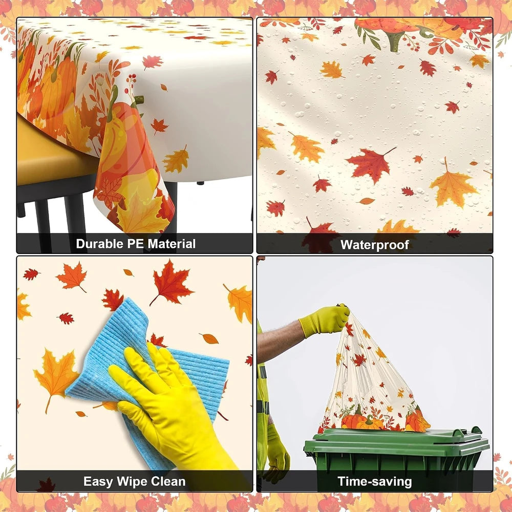 Thanksgiving Disposable Tablecloth