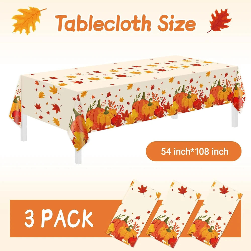 Thanksgiving Disposable Tablecloth