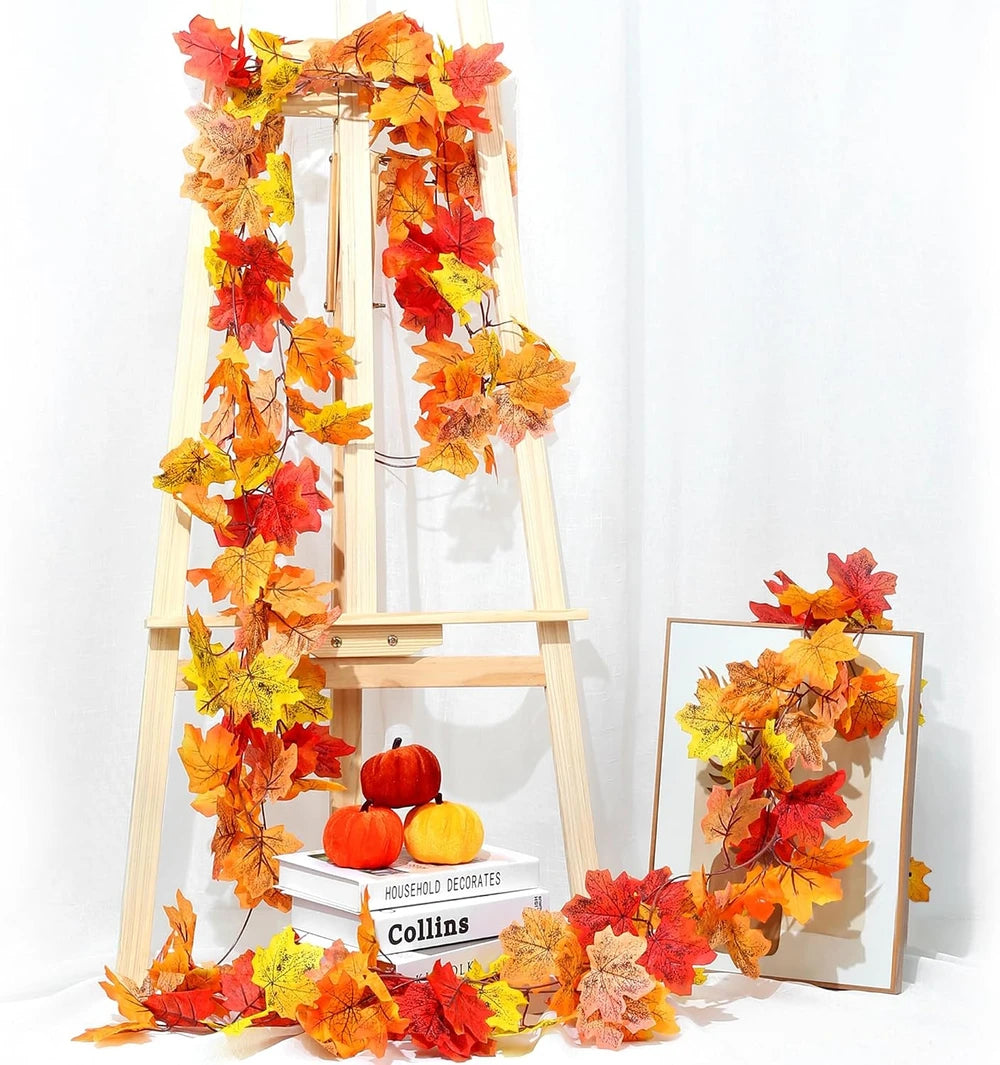 Artificial Fall Leaf Garland
