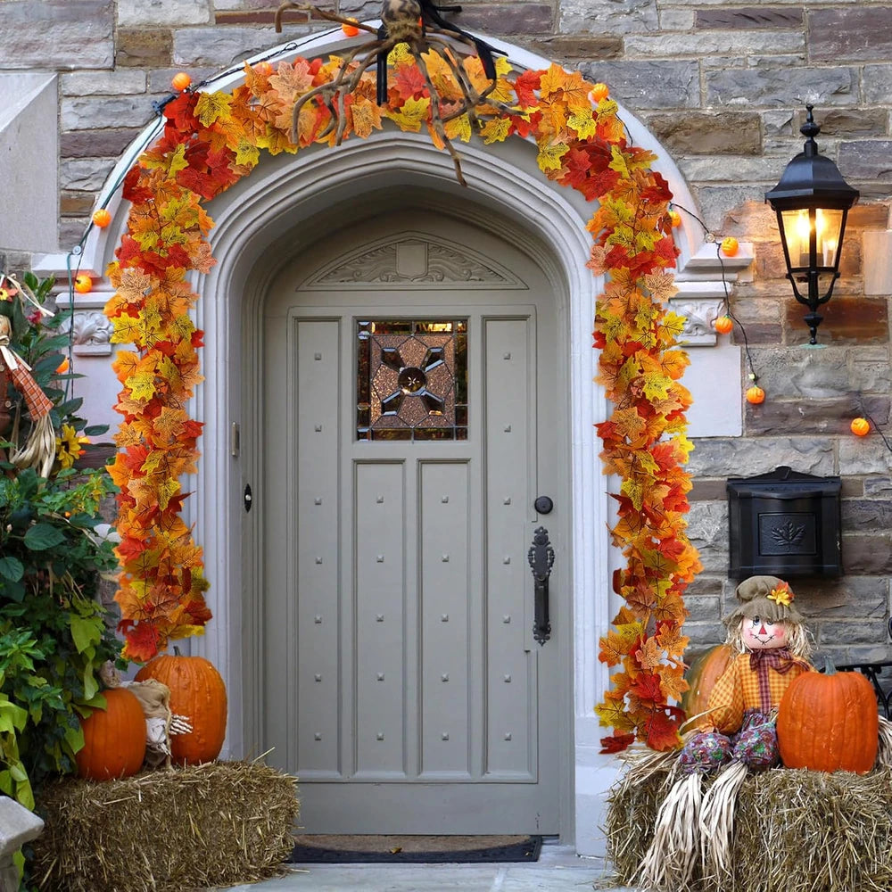 Artificial Fall Leaf Garland