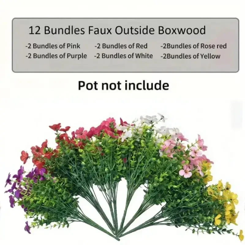 UV Resistant Artificial Autumn Flower Bouquet