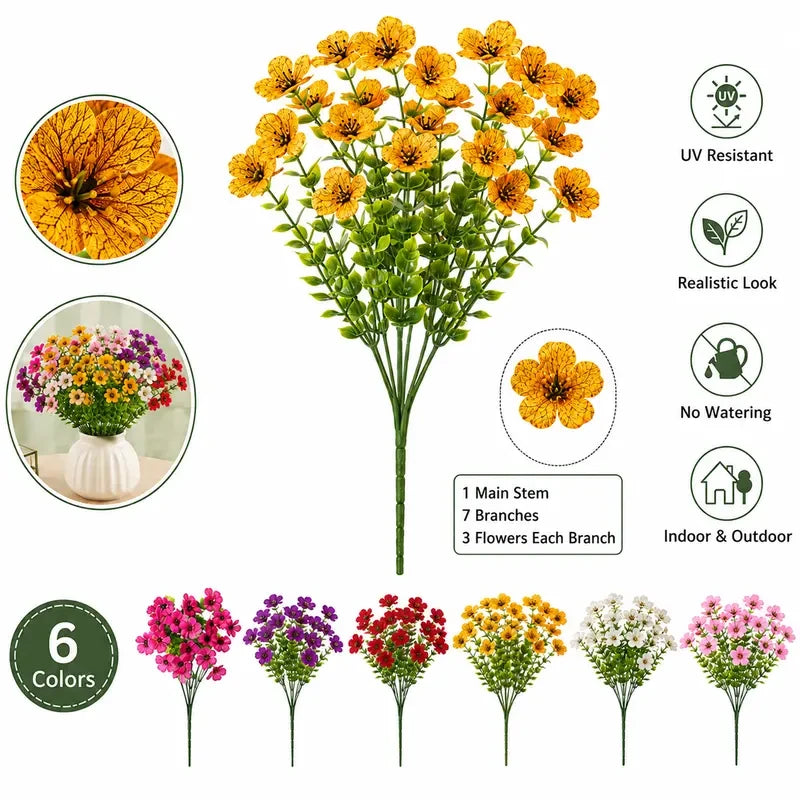 UV Resistant Artificial Autumn Flower Bouquet
