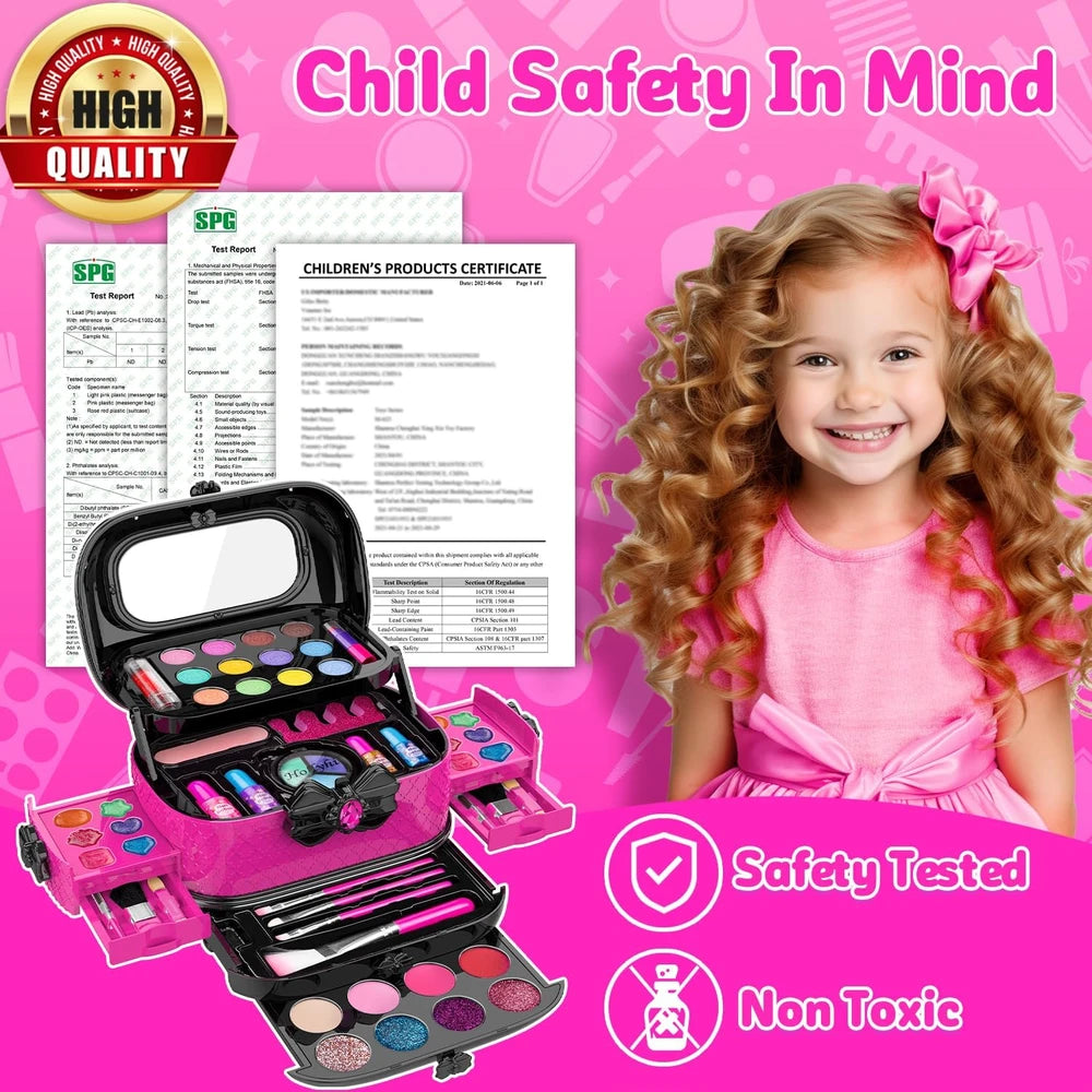 Washable Kids Makeup Toy Kit