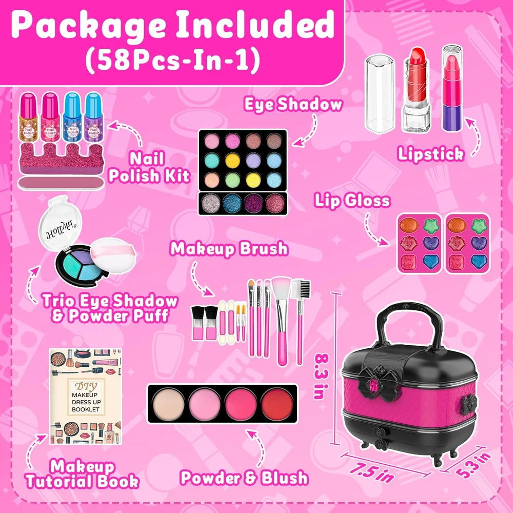 Washable Kids Makeup Toy Kit