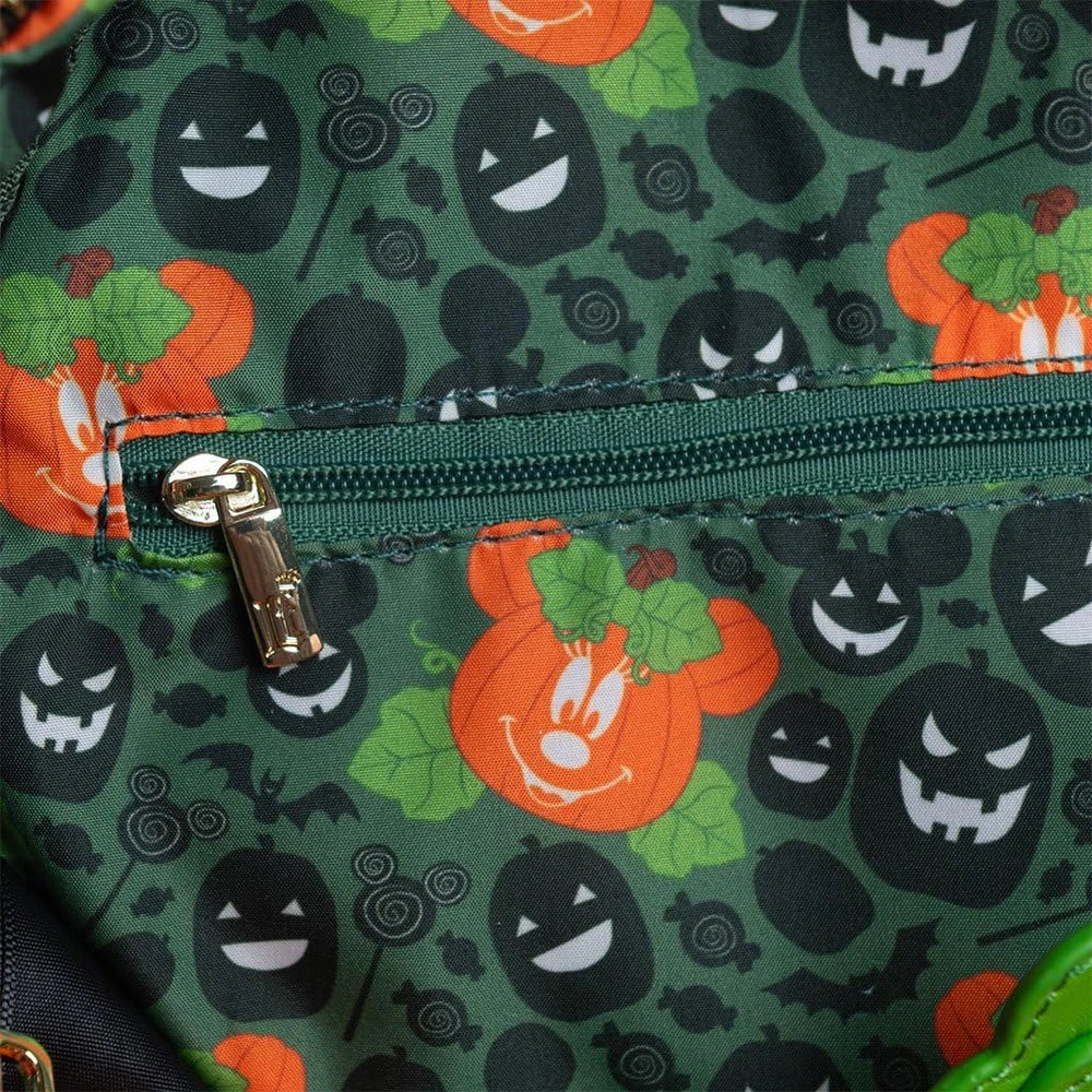 Glow in the Dark Pumpkin Minnie Mouse Mini Backpack