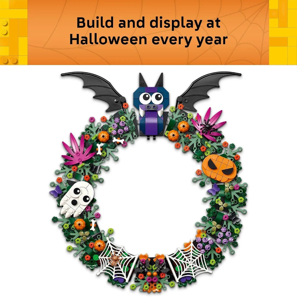 LEGO Halloween Wreath