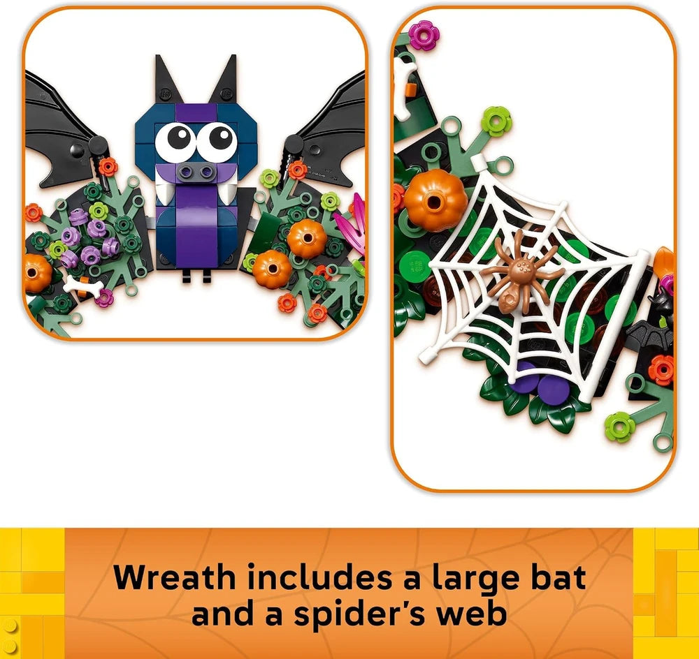 LEGO Halloween Wreath