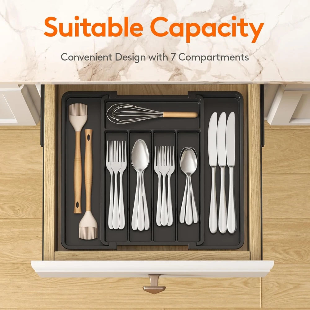 Expandable Silverware Drawer Organizer