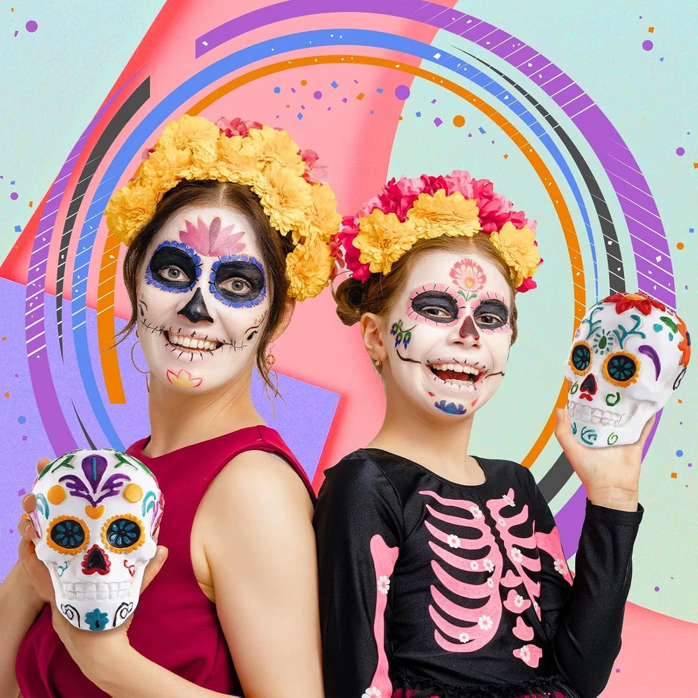 Day of the Dead sugar skull figurine