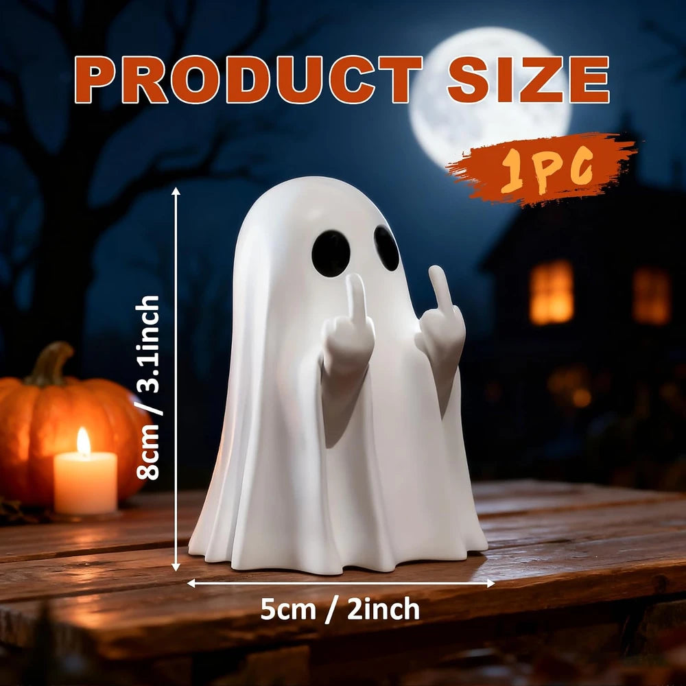 Ceramic Halloween Ghost Figurine