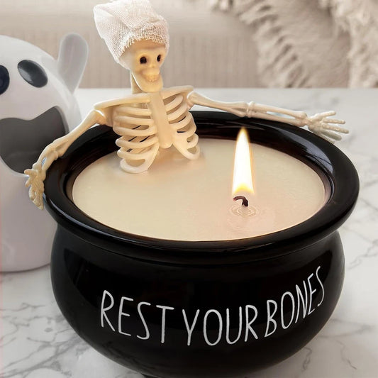 Cute Skeleton Scented Candle  