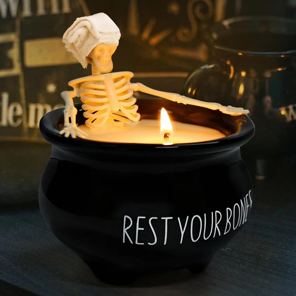 Cute Skeleton Scented Candle  