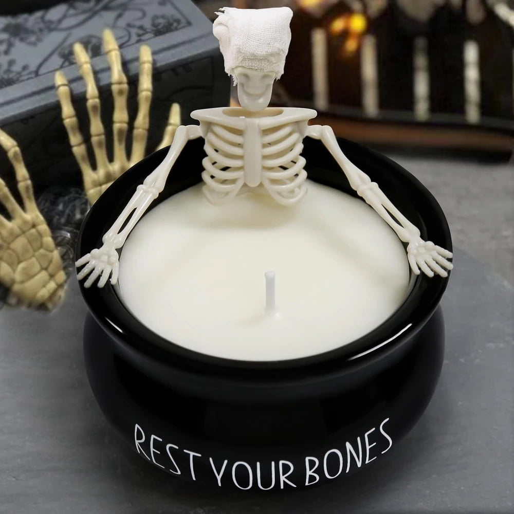 Cute Skeleton Scented Candle  