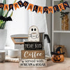 Lineshading Wooden Ghost Coffee Bar Sign