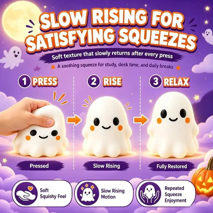 Ghost Squishy Fidget Toy